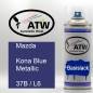 Preview: Mazda, Kona Blue Metallic, 37B / L6: 400ml Sprühdose, von ATW Autoteile West.